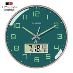 TIMESS 夜光中国码电波表 日期温度显示 自动对时分秒不差