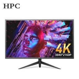惠浦（HPC）28英寸4k显示器直面微边框电竞游戏家用办公高清监控2k144hz液晶台式电脑显示屏幕 
