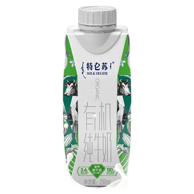 蒙牛（MENGNIU） 特仑苏有机纯牛奶梦幻盖250ml*24包整箱高端营养早餐 