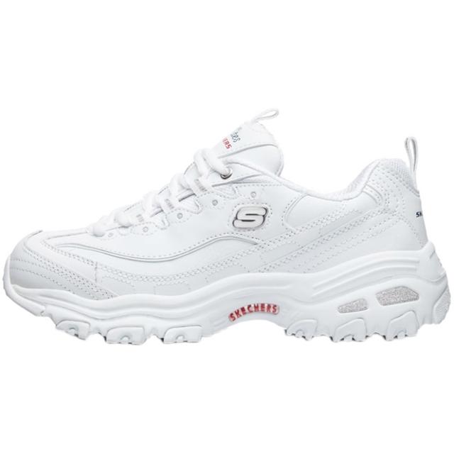 斯凯奇（SKECHERS） 女鞋官方旗舰店正品撞色增高户外复古老爹鞋透气运动熊猫鞋