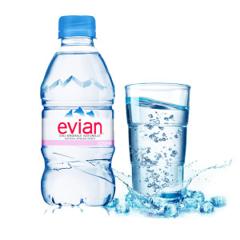 法国进口 EVIAN依云 高端水矿泉水 330ml*24瓶