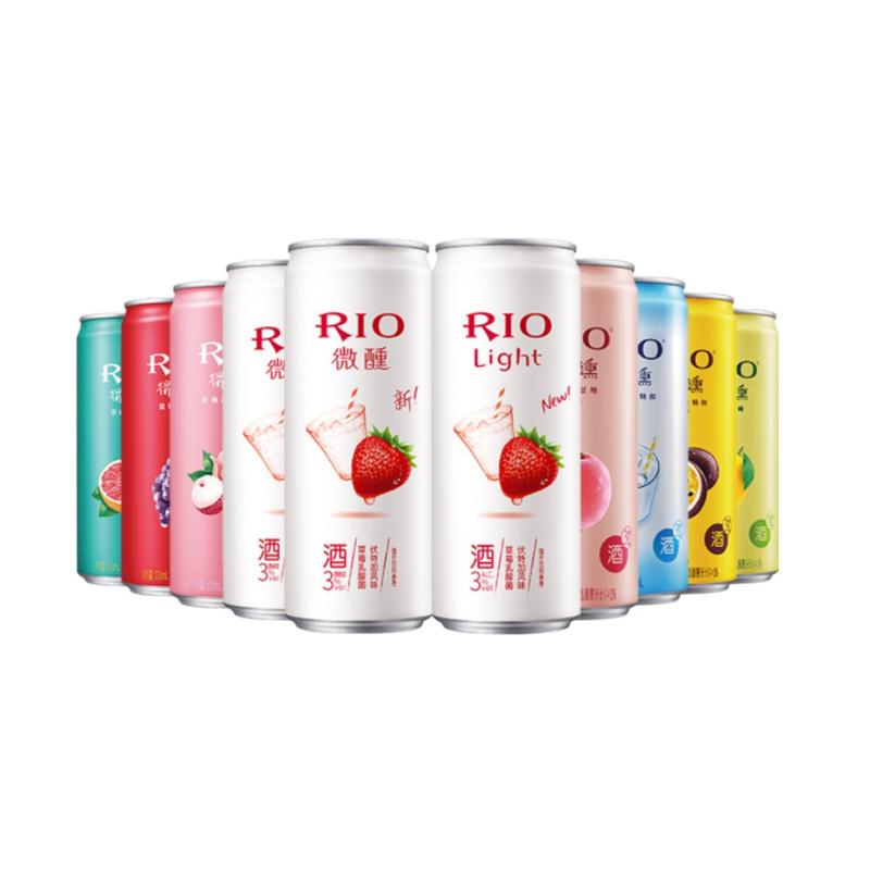 下单立减10元 锐澳微醺果味大满贯鸡尾酒10罐