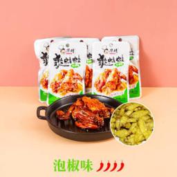京东PLUS会员：小憨哇 网红香辣牛蛙 泡椒味5包
