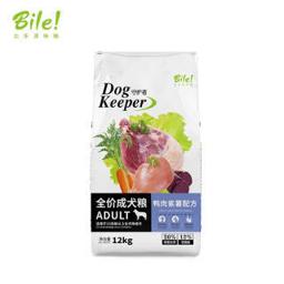 京东PLUS会员：Bile 比乐 原味守护者KD系列 鸭肉紫薯成犬狗粮 12kg 