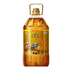 中粮旗下顶级花生油 福临门 家香味沂蒙土榨花生仁油 6.38L