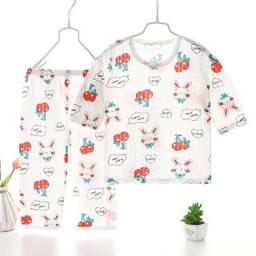 京东PLUS会员：儿童纯棉空调服两件套