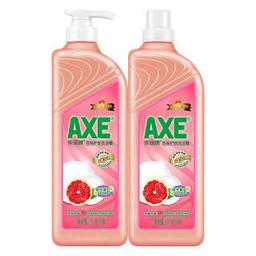 斧头（AXE） 西柚护肤洗洁精 1.18kg（泵+补）共2瓶