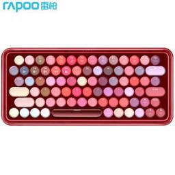 雷柏（RAPOO） ralemo Pre 5 彩妆 无线多模机械键盘 雷柏红轴 79键 单光