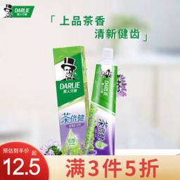 黑人（DARLIE） 牙膏 茶倍健百里香龙井 190g
