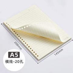 凑单品：Wengu 文谷 A550-1 A5活页纸 20孔 50张