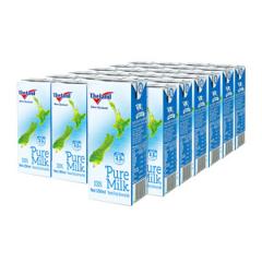 新西兰原装 纽仕兰 3.5g蛋白 部分脱脂高钙纯牛奶 250ml*48盒