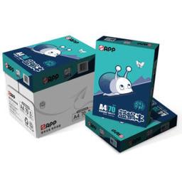 18点开始、亲子会员专享：APP 金光 蓝蜗牛70g A4复印纸 500张/包 5包装（2500张） 