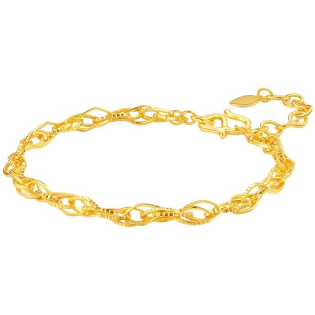 CHJ JEWELLERY 潮宏基 SCG30003382 女士黄金手链 5.85g