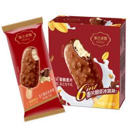 蒙牛（MENGNIU） 蒂兰圣雪冰淇淋脆皮麦片口味 70g*6支
