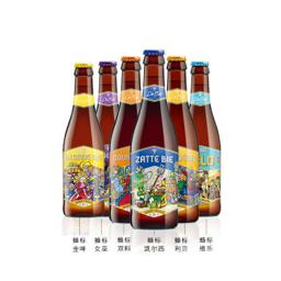 PLUS会员：DeBie 蜂标王 精酿啤酒 6瓶组合装
