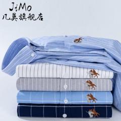 JIMO 纯棉长袖衬衫