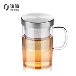 hommy 佳佰 JB180101 玻璃茶水分离杯 480ml