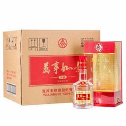 WULIANGYE 五粮液 52度浓香型白酒 五粮头曲 淡雅 500ml*6瓶 整箱装 
