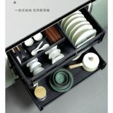 Cobbe 卡贝 C01H013黑 双层铝合金橱柜 800柜体