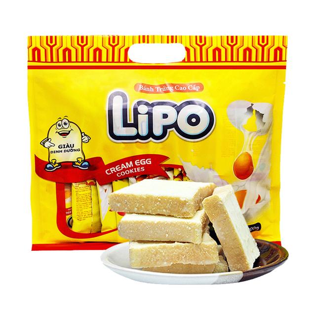 越南Lipo原味面包干零食奶油食品点心200g/包 饼干