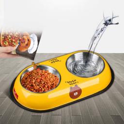 HELLOJOY 猫碗狗碗狗盆双碗狗食盆 狗狗喝水宠物喂食饮水