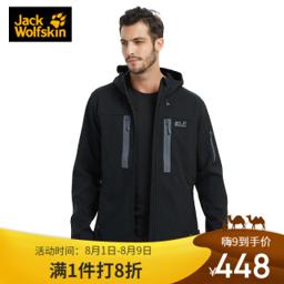 Jack Wolfskin 狼爪 1304151 男款软壳衣 