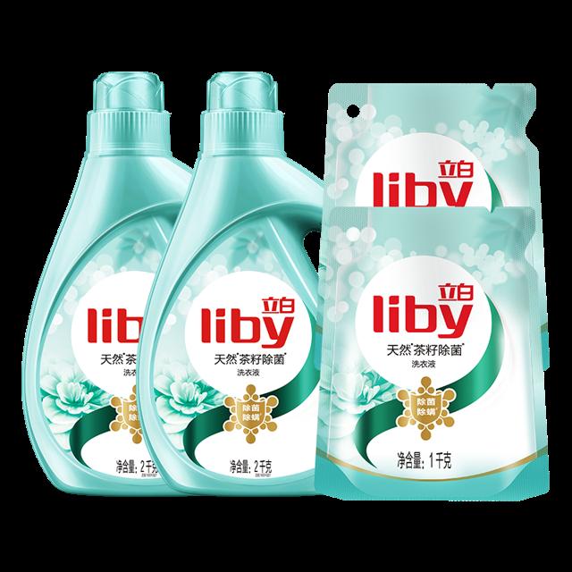 立白家用天然茶籽除菌洗衣液12斤