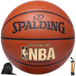 SPALDING 斯伯丁 PU篮球 76-095Y 橘色 7号/标准