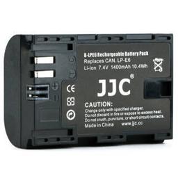 JJC 适用佳能r6电池6d2 5d4 5d3 90d 80d 70d 5ds 5dsr 7d2 r5单反微单相机配件LP-E6N