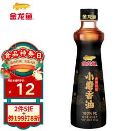 金龙鱼 食用油 凉拌调味香油 400ML
