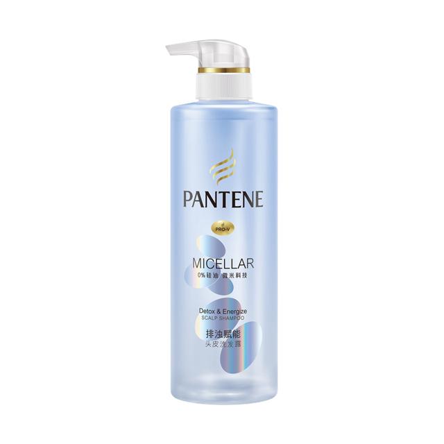 潘婷（PANTENE） 无硅油排浊能量洗发水 530ml