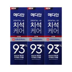 韩国进口 Median 麦迪安 93清爽洁白牙膏组合套装 120g*3支 28元划算价