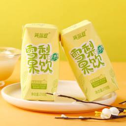 PLUS会员：满垛鲜 雪梨果汁 210g*10罐