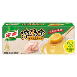 家乐 浓汤宝 清鸡浓汤宝 零添加味精 火锅底料 4块120g 联合利华出品