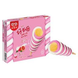 PLUS会员：WALL'S 和路雪 好多圈 荔枝+牛奶+西柚口味 冰淇淋 80g*5支