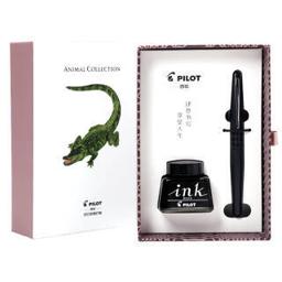 百乐（PILOT） FPMR2 钢笔 黑色鳄纹 F尖 礼盒装