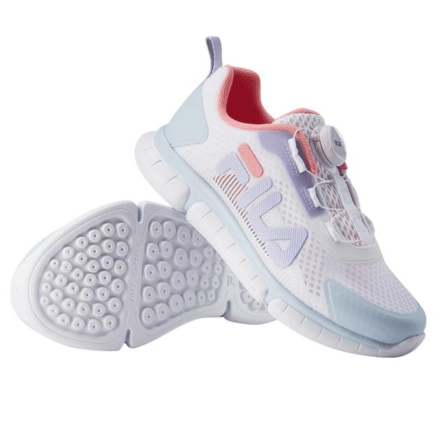 FILA 斐乐 KIDS斐乐童鞋女童运动鞋2021夏季新款女孩儿童中大童训练鞋