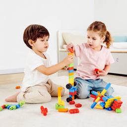 Hape 大颗粒积木 M0010 米兔联合款 80颗粒 