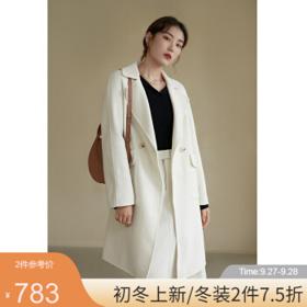 DUSHU 独束 21DS3092 女士气质毛呢外套