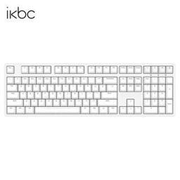 iKBC ikbc机械键盘W210白色茶轴 有线+蓝牙 