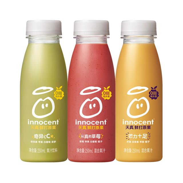 天真鲜打原果混合果汁3瓶*250ml
