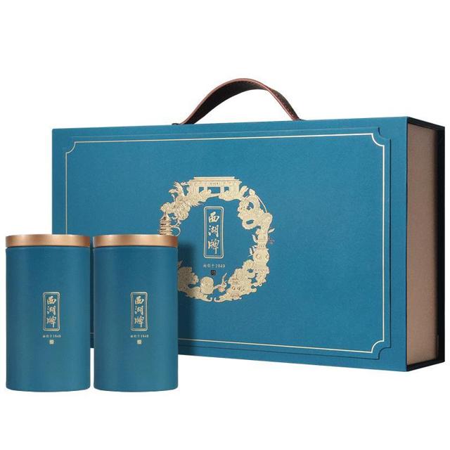 西湖牌 2021新茶西湖牌明前特级精选正宗西湖龙井茶叶绿茶高档年货礼盒装