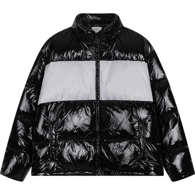 bosie Rainbow2021冬季新款高科技感光控短款羽绒服时尚发光外套