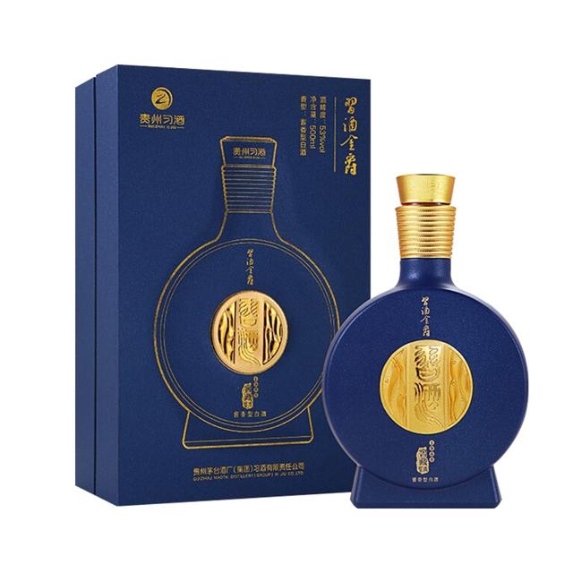 XIJIU 习酒 贵州习酒习酒窖藏1988金爵版53度500ml酱香型白酒礼盒装 年货送礼