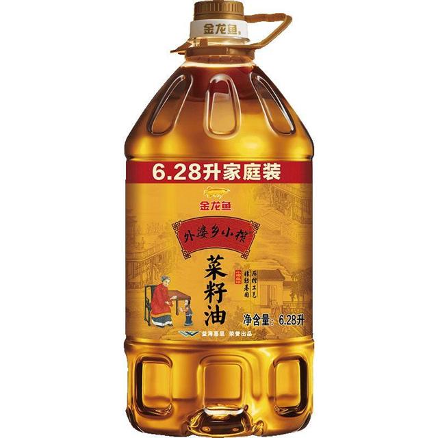 金龙鱼 外婆乡小榨菜籽油 6.28L