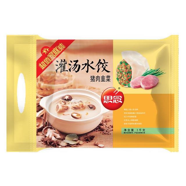 88VIP：思念 猪肉韭菜灌汤水饺 1000g