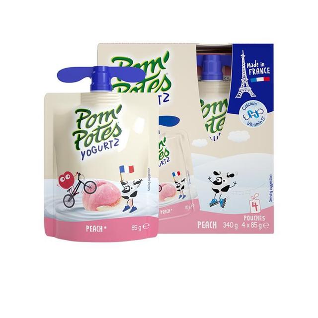 POM'POTES 法优乐 婴幼儿酸奶 法版 桃子味 85g*4袋
