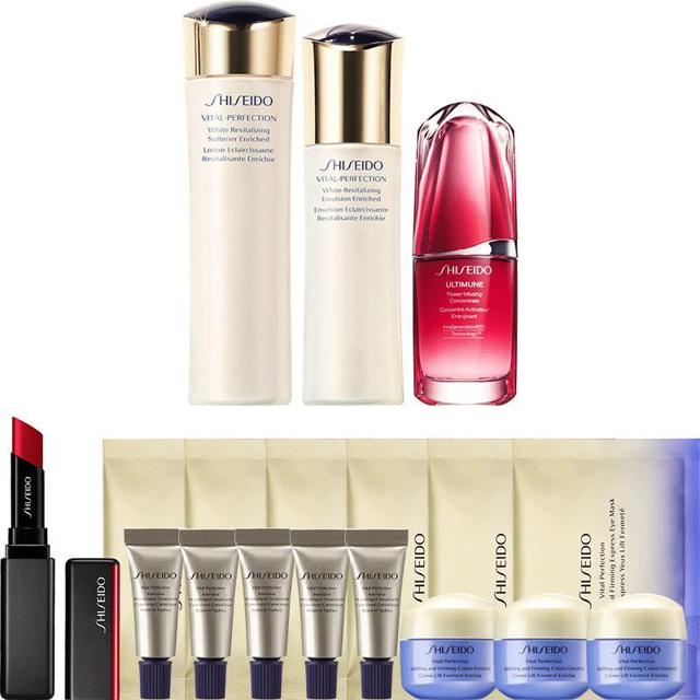 资生堂（SHISEIDO） 悦薇珀翡水乳套装 新红妍肌活精华露红腰子 修护保湿焕亮