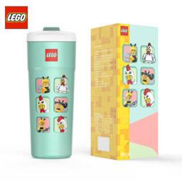 乐高（LEGO） 水杯 经典创意系列 Classic IP限定保温杯 表情头像真空咖啡杯 500M 绿色-表情头像