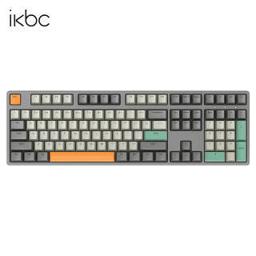 ikbc C210 108键 有线机械键盘 深空灰 Cherry红轴 无光 